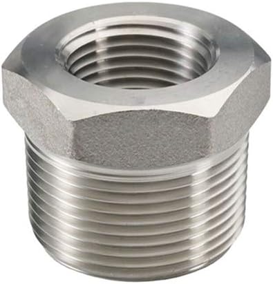 GH3444FM (Set of 2), 1-Inch x 3/4-Inch Reducing Bushing, Aluminum, NPT Male x Female Pipe Fitting
