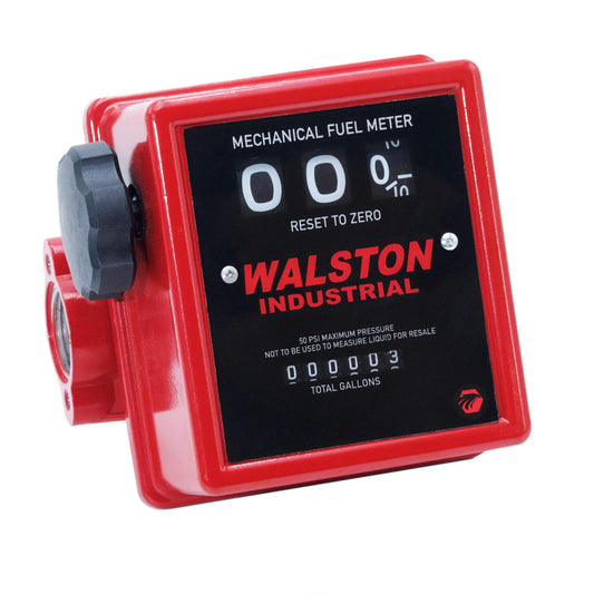 GH-5670 Mechanical Fuel Meter 1-Inch NPT Threads Fuel Counter for Diesel, Gasoline, Kerosine