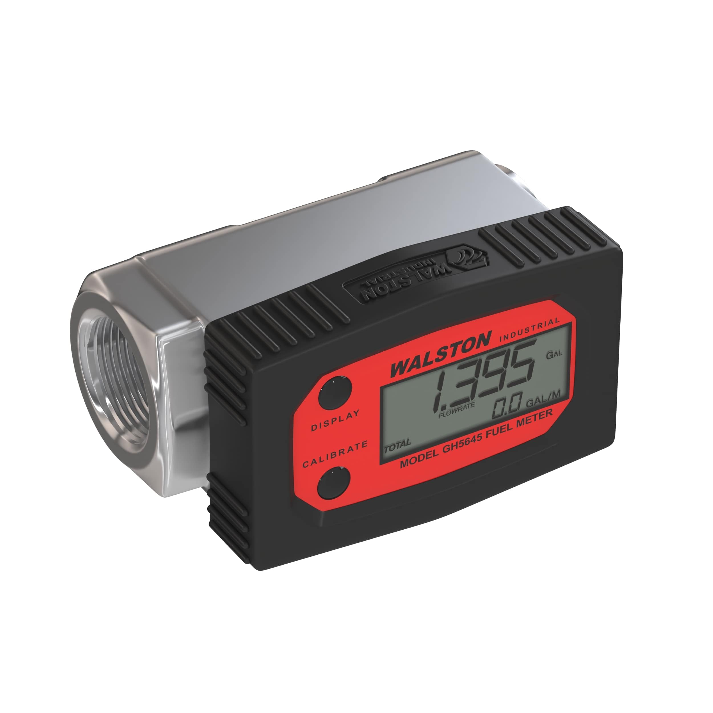 1 Inch Digital Fuel Meter, GH-5645 Heavy Duty Fuel Meter for