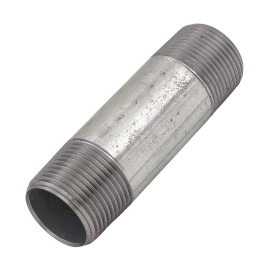 GH4400MM-4 Fitting 1 Inch NPT Male-to-Male Pipe Nipple, 4-Inch Length Galvanized Steel