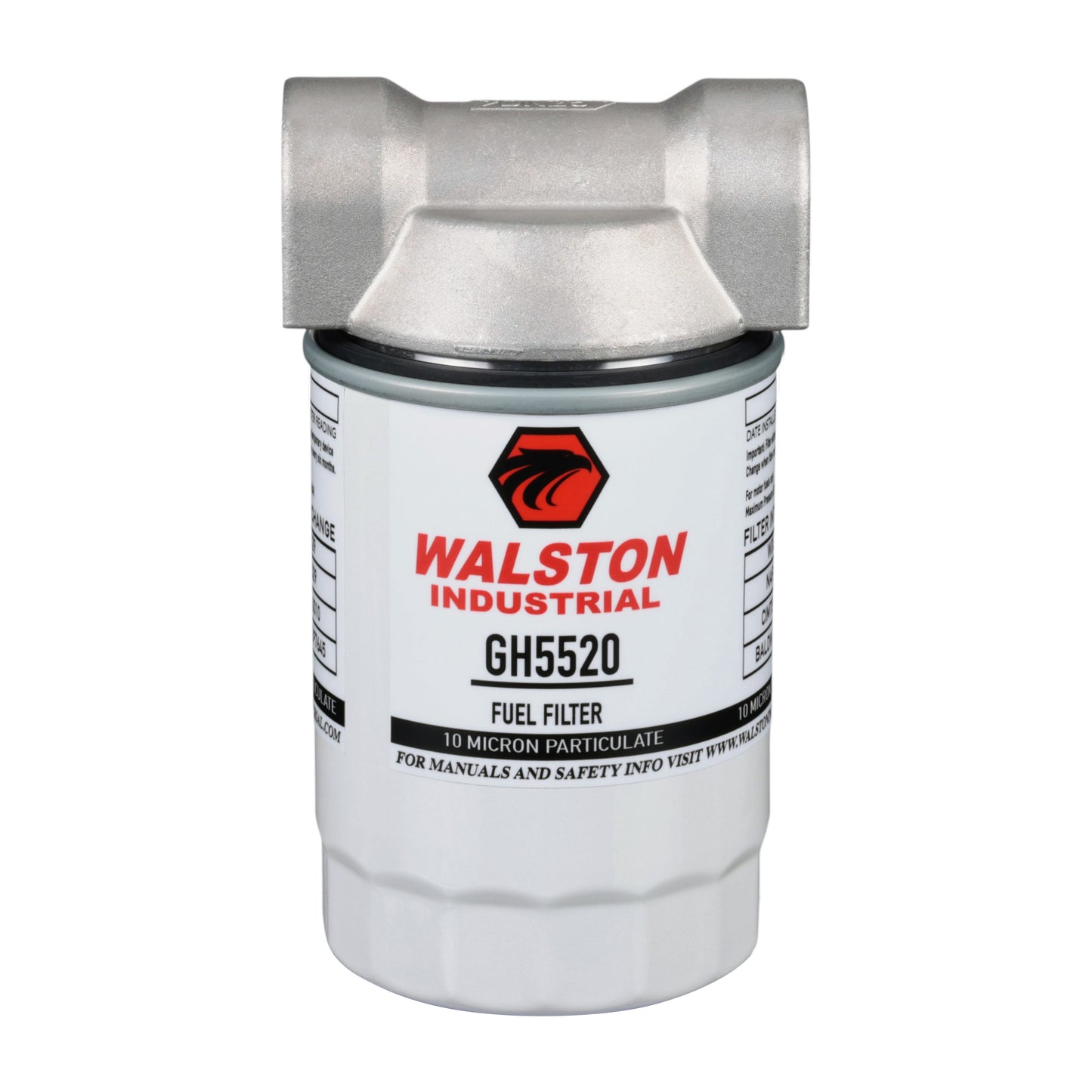3/4" NPT High Flow Fuel Tank Filter Kit, 20 GPM 10 Micron Spin-On Diesel Transfer Pumps and Storage Tanks GH5520