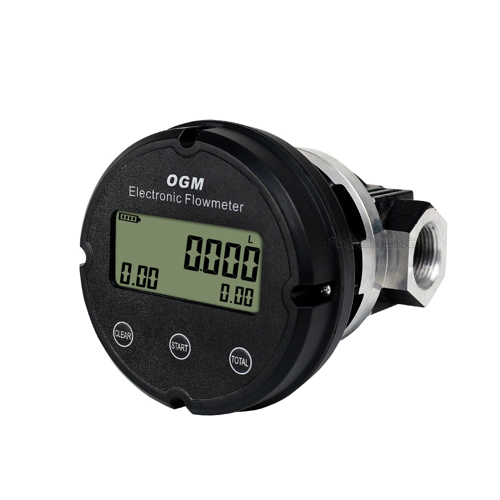 GH5602D Digital Fuel Meter, High Accuracy Oval Gear, 1-1/2” NPT, Diesel/Gas/Kerosene/Oil